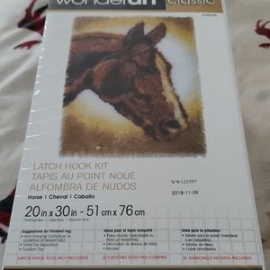 Horse latch hook kit